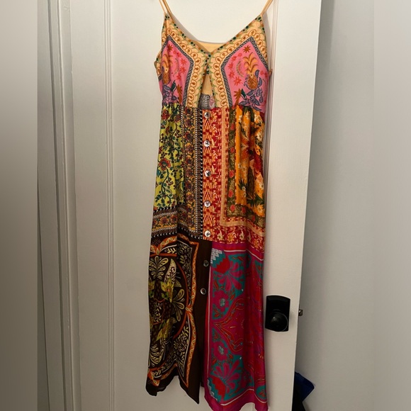 Farm Rio Multicolor Mixed Scarves Lenzing™ Ecovero™ Viscose size Medium NWOtT - Picture 3 of 8